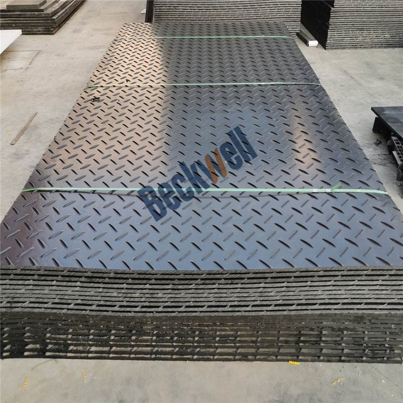100% New Material HDPE Heavy Duty Temporary Roadway Instant Pathway Walkway Footway Ground Turf Soil Protection Mat 1220x2440mm