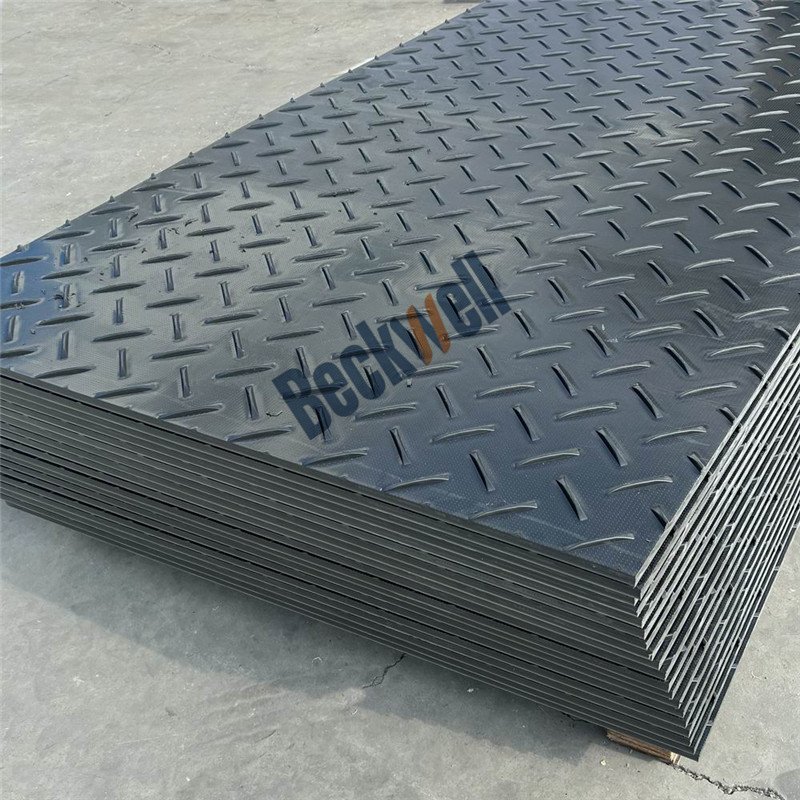 100% New Material HDPE Heavy Duty Temporary Roadway Instant Pathway Walkway Footway Ground Turf Soil Protection Mat 1220x2440mm