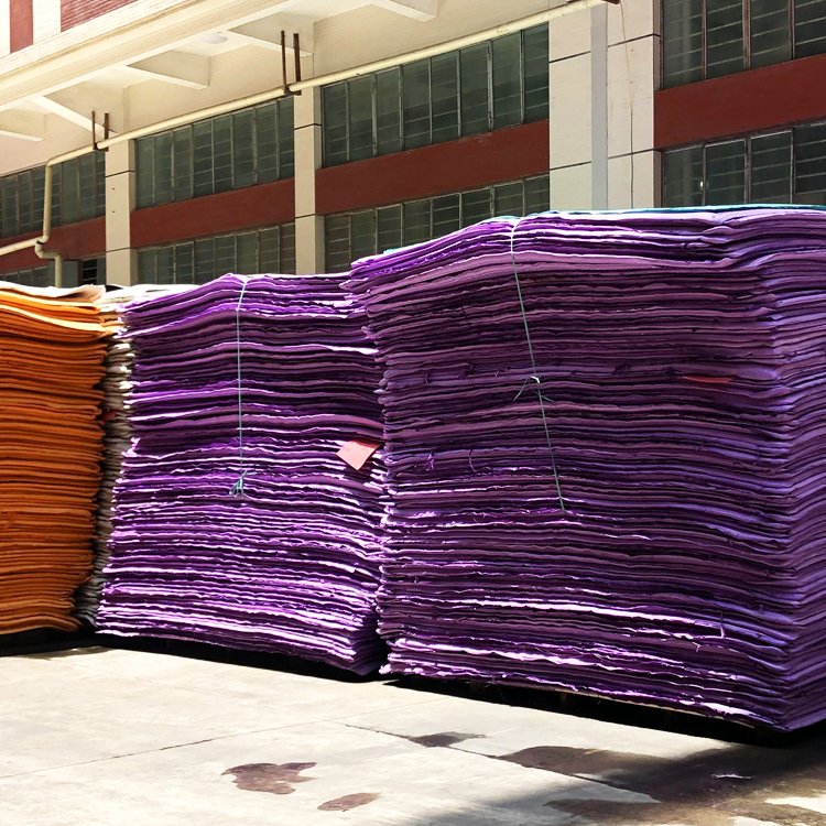 wholesale custom eco-friendly high quality slipper flip flop sole sheet ecycled eva sheets material solid color eva sheet board