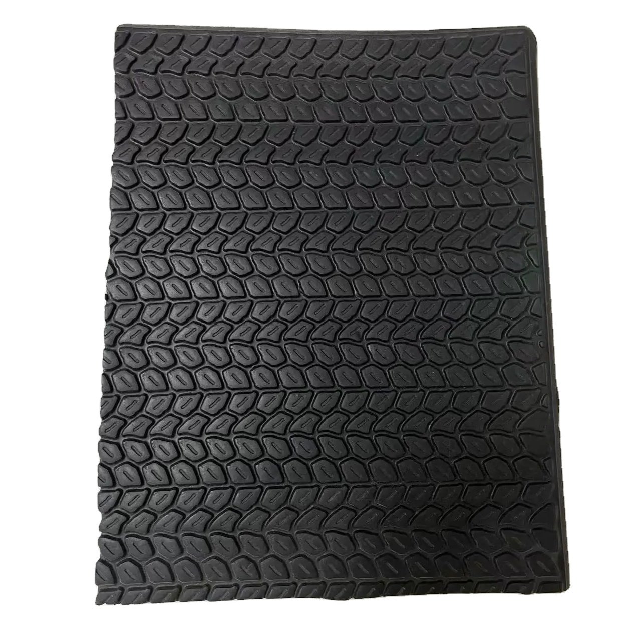 high quality wholesale wear resisting black Custom thickness size embossed rubber sheet shoe sole material