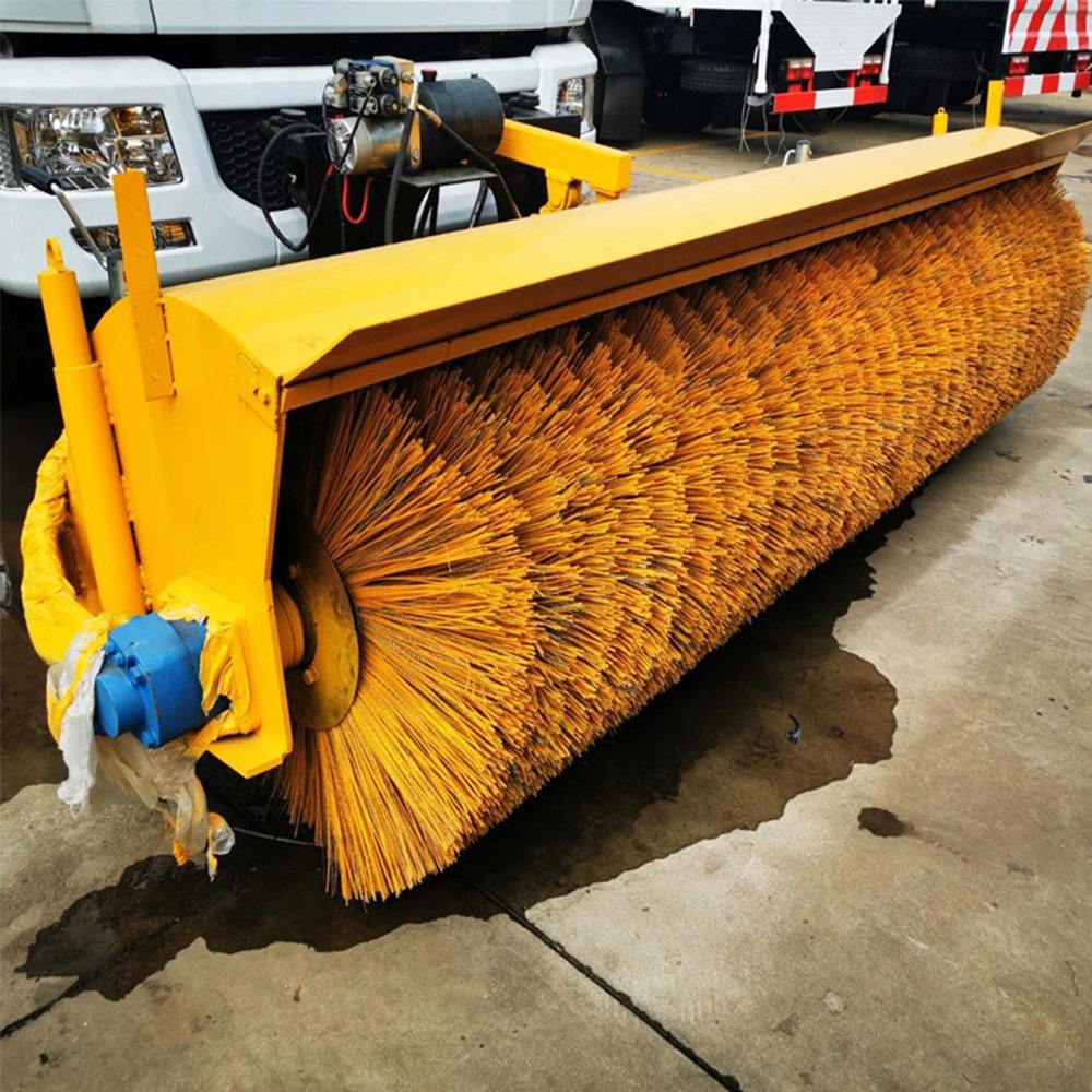 High Performance Excavator Tractor Front Snow Rotary Broom Sweeper Skid Steers Attachments Angle Road Cleaning Sweeper Machine