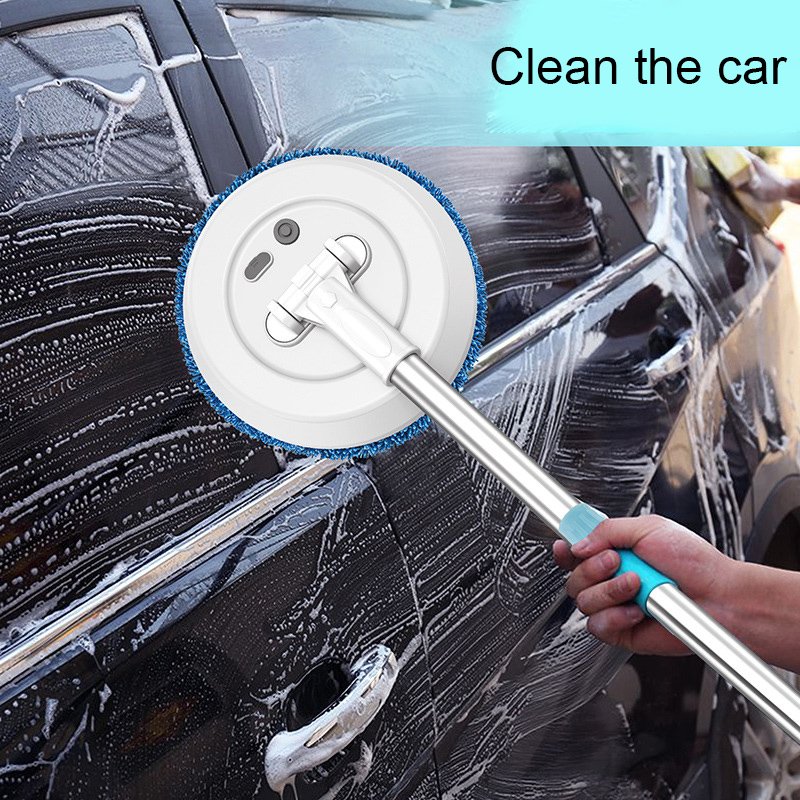 DWI Dowellin Rechargeable Glass Cleaner Electric Window Cleaner Spinning Mop with Floor Cleaner for House