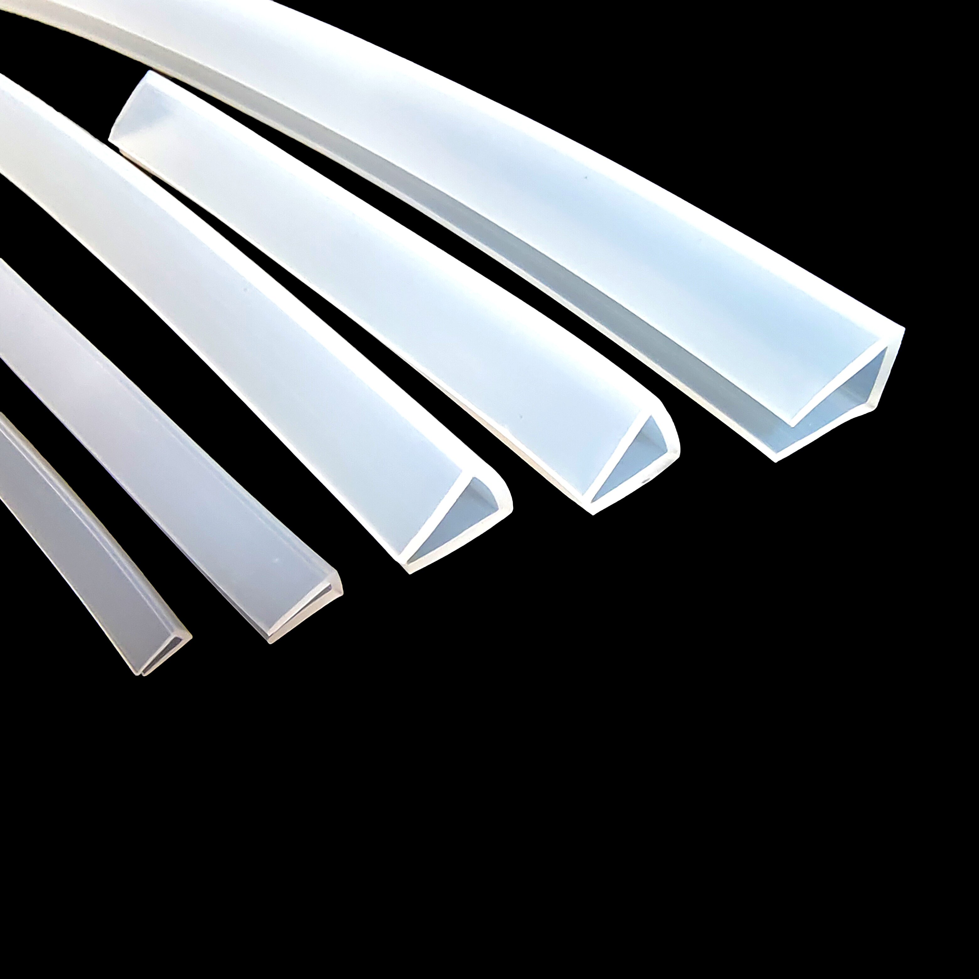 Silicone edge strip edge protection device U-shaped channel silicone rubber strip