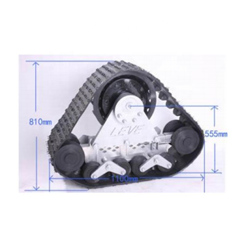 Load-bearing system atv rubber track and crawler