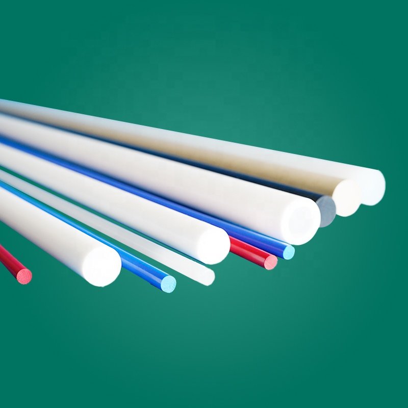 Full Size High Quality PTFE Rod Wholesale molded Extruded Sheet Fluoroplastic Fluorine Composite Material Plastic Rod