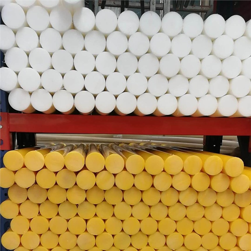 Manufacturer's White Solid Flexible Nylon PA6 MC Threaded Rods Fishing Rod Strap Extruder Bars & Plastic Sheets