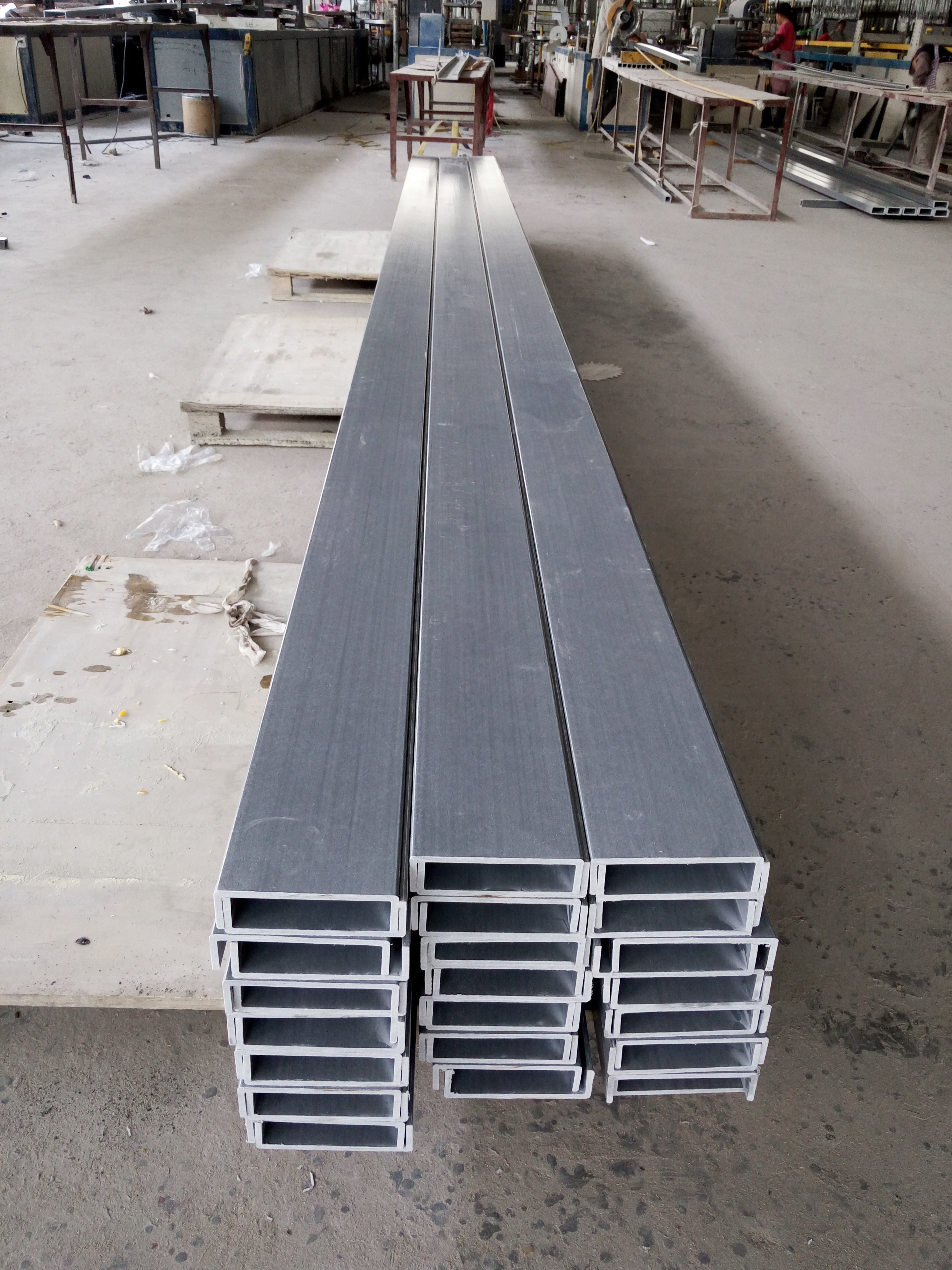 UV free corrosion resistance 25X50MM reinforced plastic composite pultruded fiberglass frp grp rectangular tube