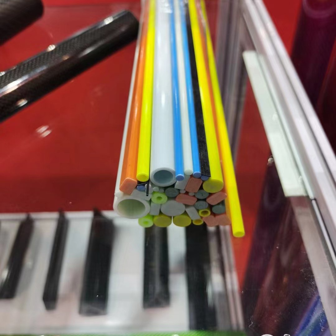 Pultruded Fiberglass Hollow Tubes Frp Composite Plastic Square Rectangular Round Tube
