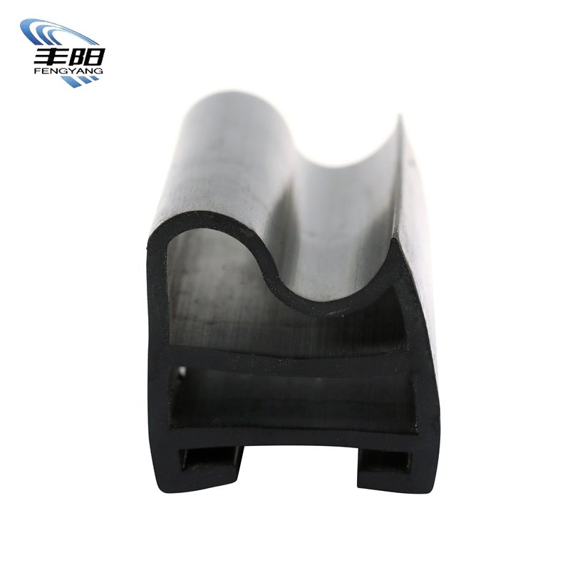 Custom Industrial Aluminium Seal Brush Strip for Hotels Hospitals Supermarkets Car Garages Automotive Rubber garage door seal