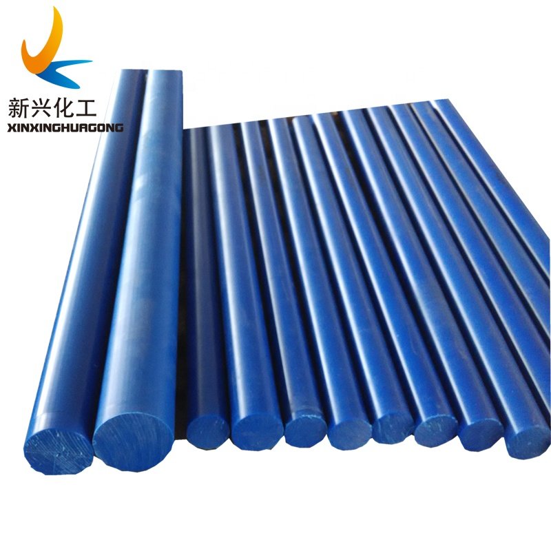 Custom size polyethylene solid plastic extruding rod plastic bars UHMW PE rod