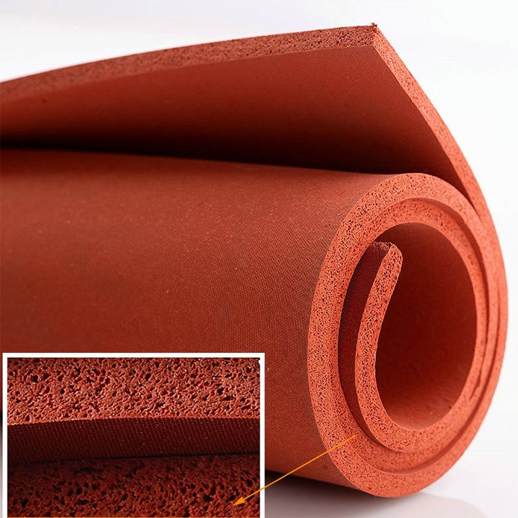 1-20mm Silicone Sponge Sheet different thickness silicone foam sponge rubber sheet