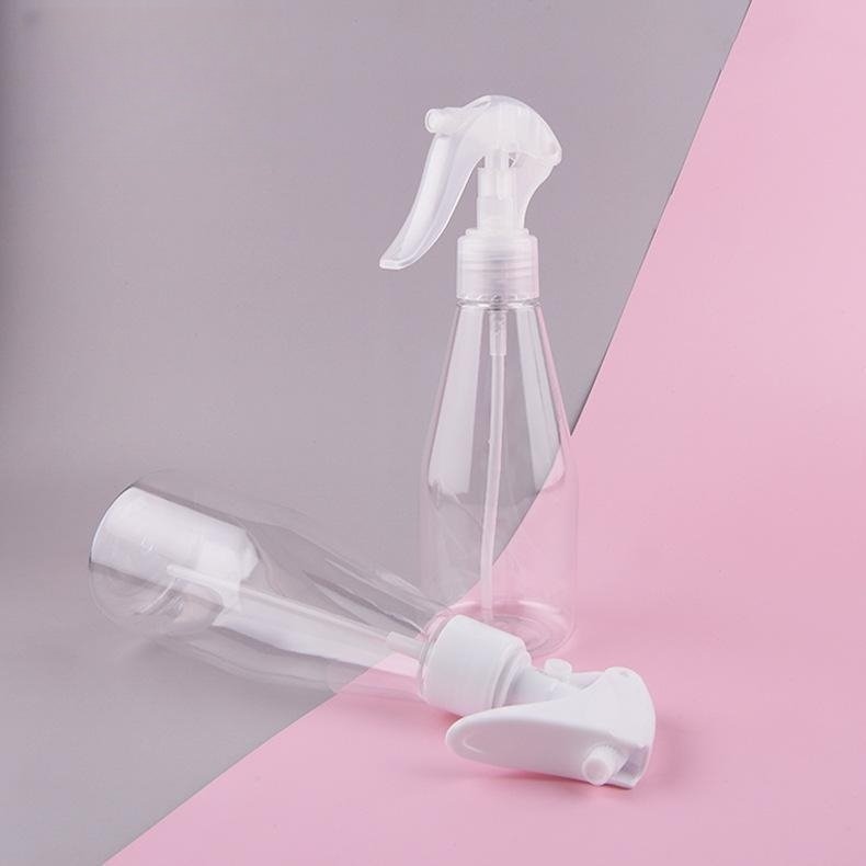 Wholesale Hot Sale Cosmetic Empty Cone 200ml Pet transparent tapered Plastic Lotion Alcohol Gardening Spray Bottle