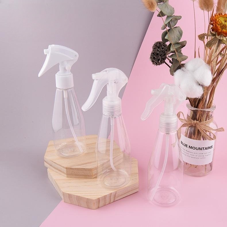 Wholesale Hot Sale Cosmetic Empty Cone 200ml Pet transparent tapered Plastic Lotion Alcohol Gardening Spray Bottle