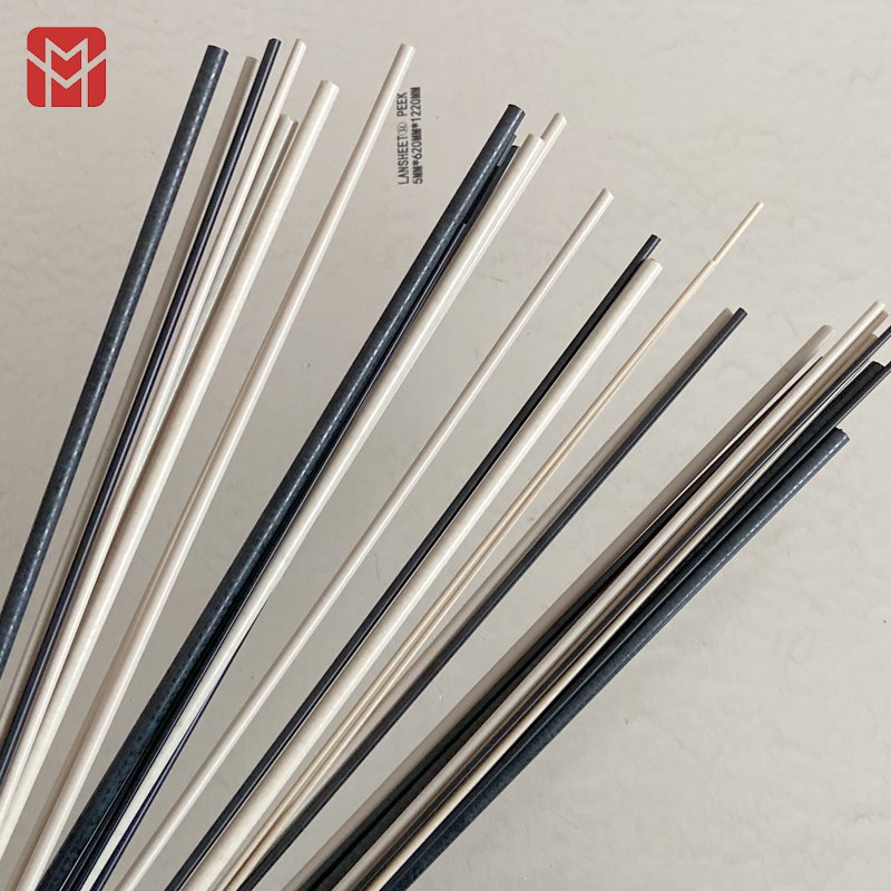 MOLAN Factory Natural Black PEEK Stick Bar Rod 1mm 1.5mm 2mm 2.5mm 3mm 3.5mm 4mm 5mm