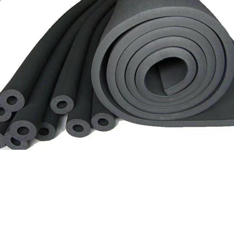 Factory direct thermal pipe rubber plastic cotton insulation pipe insulation pipe board rubber foam