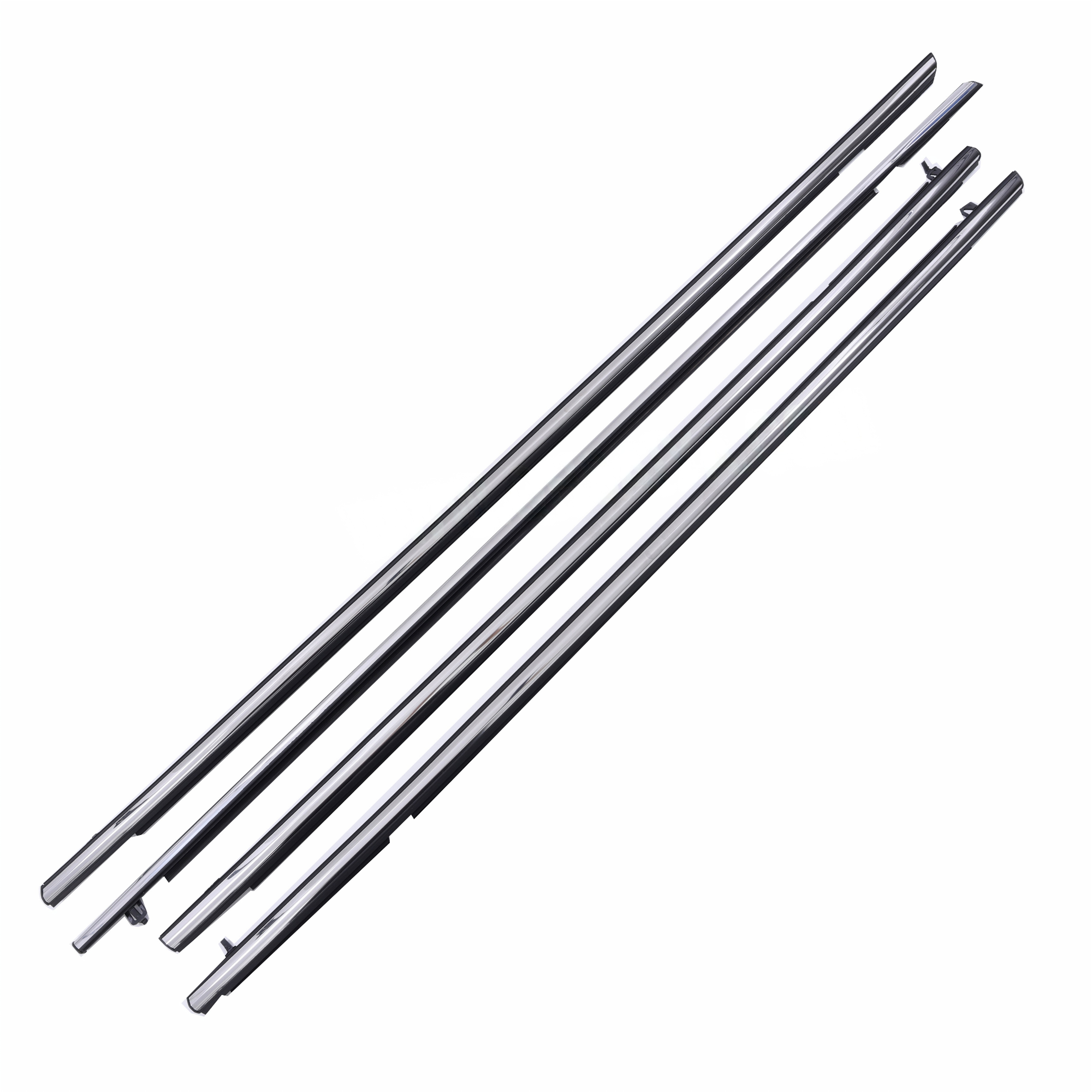 Outside Weather Window Rubber Seal Strips for Honda Civic 2006 2007 2008 2009 2010 2011 chrome