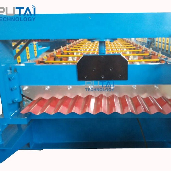 Rubber tile making machine
