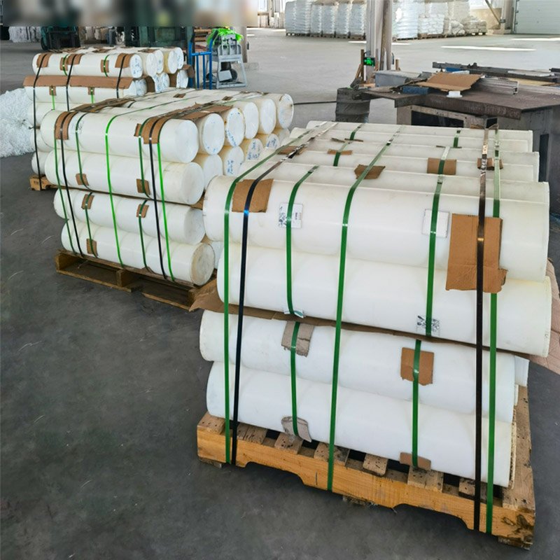 High Quality White/Black Color Acetal/POM /HDPE /HUMWPE Plastic Rod /Bar Plastic Engineering Uhmwpe Rod