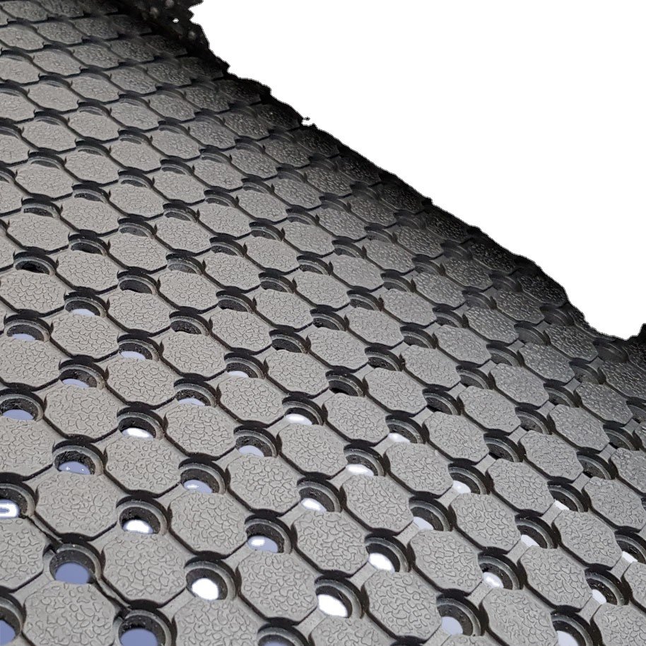 Ute Mat Holes & Studs Rubber Mat 10mm x 1.83 x 10 Metre 1.5g/cm3 Black NR SBR Rubber Mat