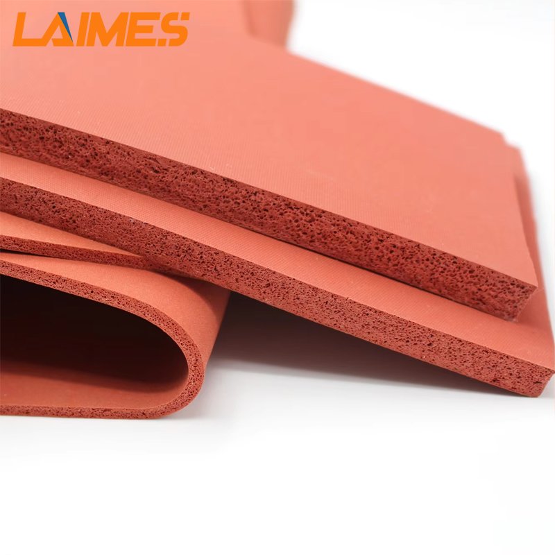 High Temperature Silicone Rubber Sponge Sheet Roll Closed Cell Insulation Foam Pad