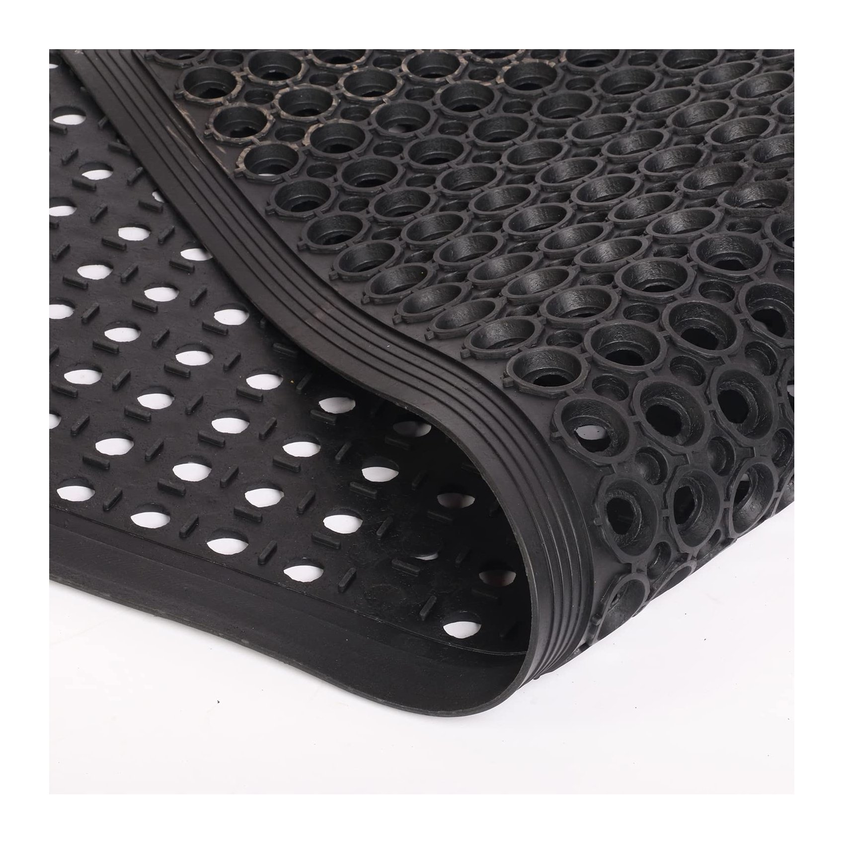 Hole Anti Slip Ute Rubber Floor Mats Roll Sheet for Truck Bed