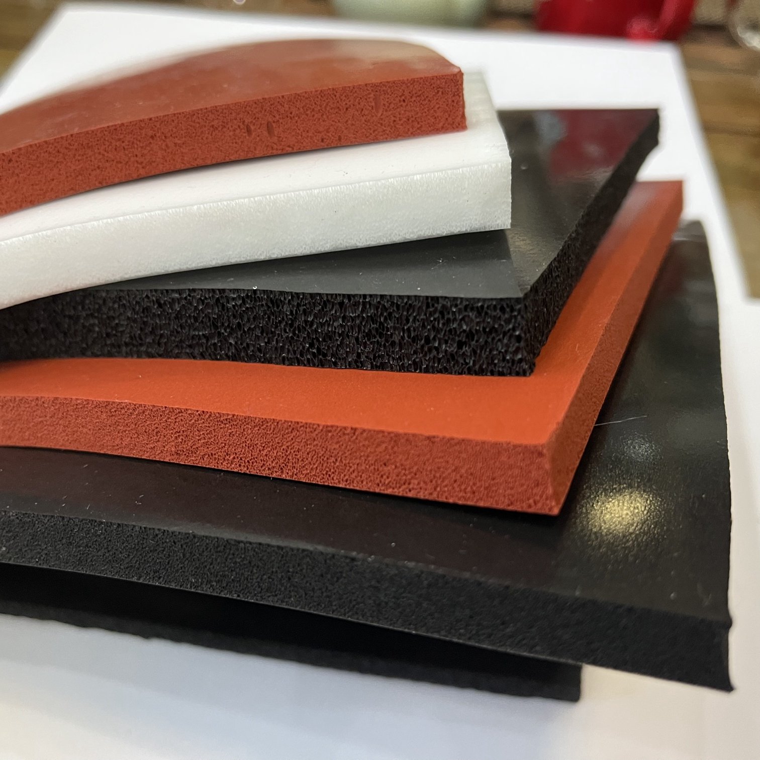 flexible soft 25-30 high density waterproof custom size silicone foam sheet