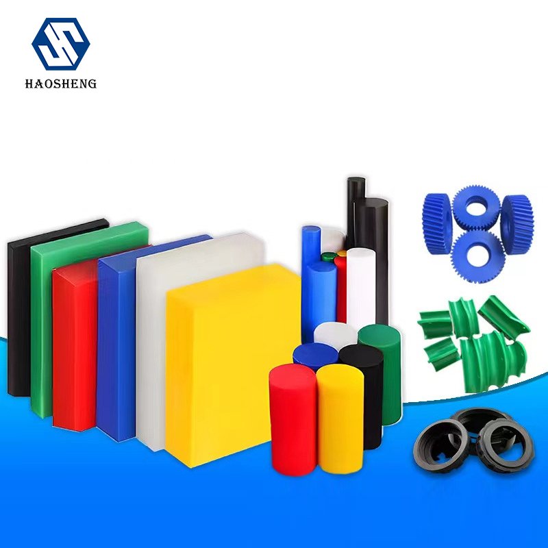 Factory Direct Sell Plastic manufactur nylon plastic parts silicone rod thick plastic rods color peek rod