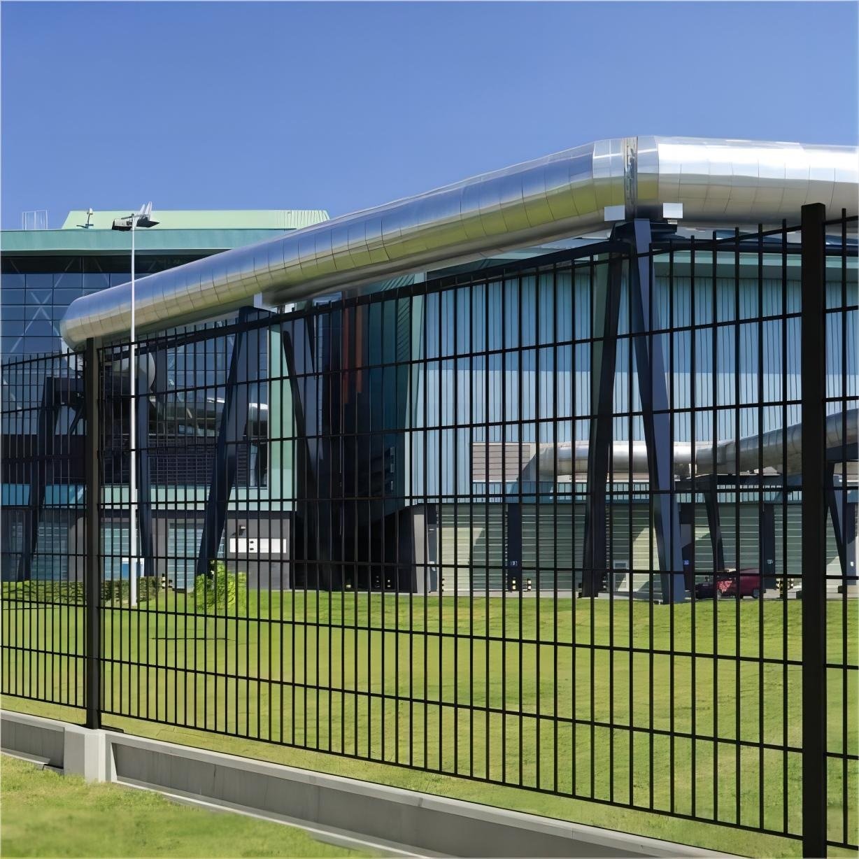 Double sided wire fence galvanized twin wire 656 fence welded double horizontal wire 868 fence panels with good price