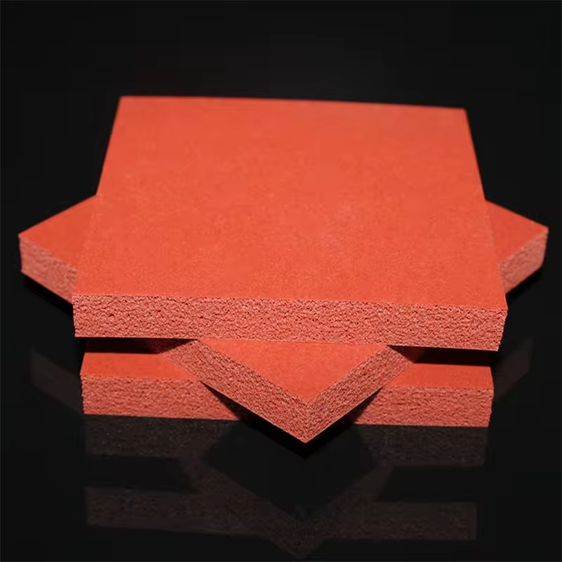 High temperature resistant thickness silicone foam rubber pad foam silicone sheet for heat press