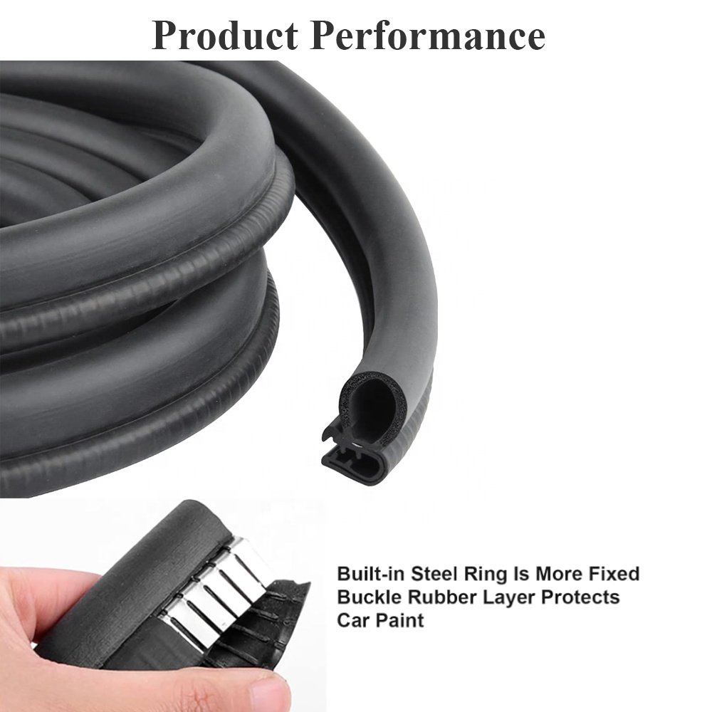 Kinglin Waterproof Windproof Seal Strip Car door rubber seal strip Sponge Bubble Rubber Edge Protection Rubber Seal Strip