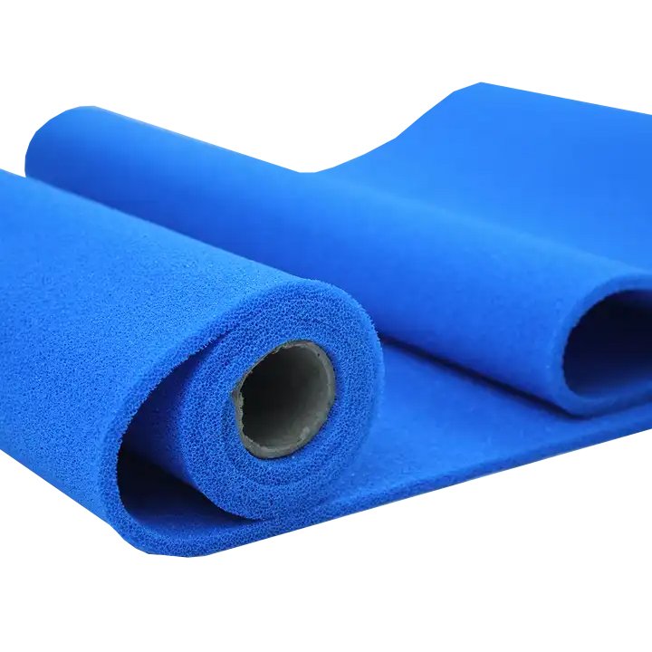 High quality heat resisting air permeable open cell silicone rubber silicone sponge sheet for steam pressing machine