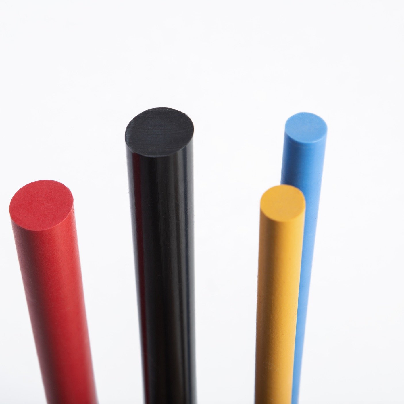 Factory direct PTFE rods multi-color multi-size precision parts processing composite plastic PTFE rods