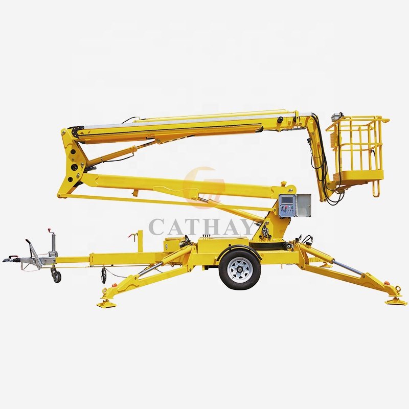 14m 200kg Towable Lifts Human Lift Rotary Lift Platform