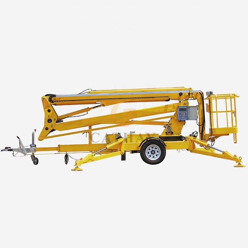 14m 200kg Towable Lifts Human Lift Rotary Lift Platform