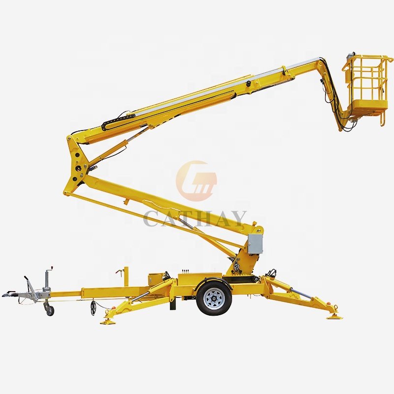 14m 200kg Towable Lifts Human Lift Rotary Lift Platform