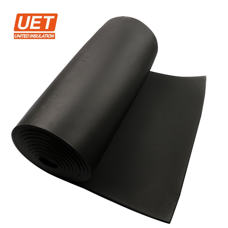 With Adhesive Multi-Function Soundproof Foam Rubber Insulation Resistant to Fire B1 Class 0 Rubber Foam Insulation Sheets