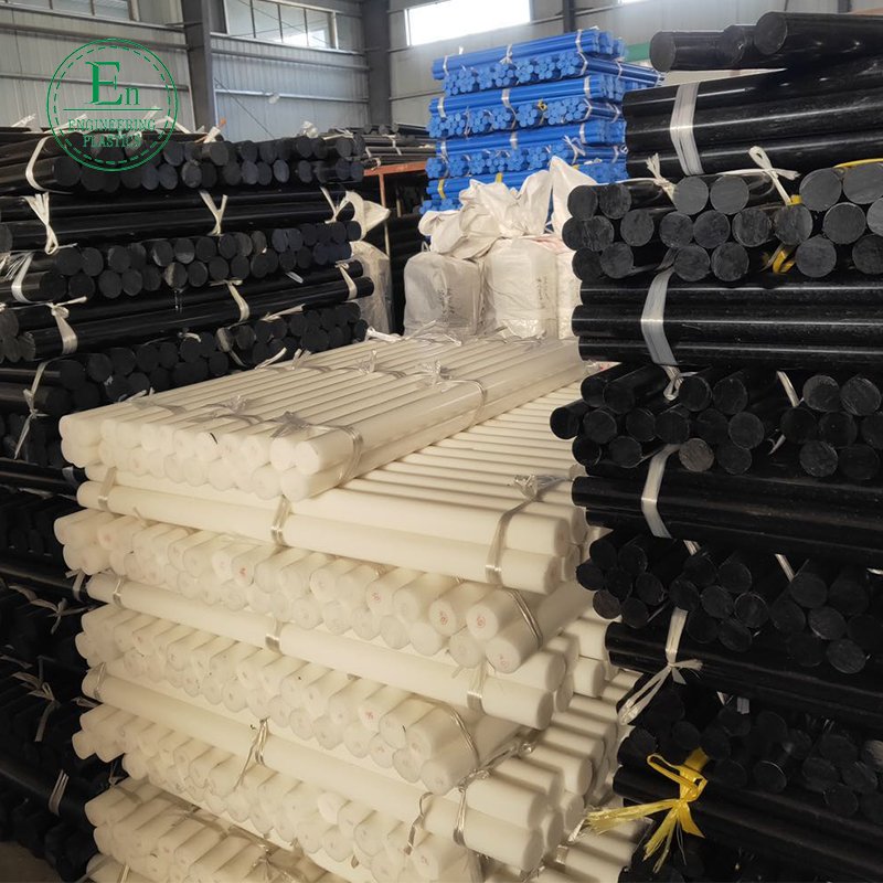 Manufacturer custom plastic rod polyacetal pvc pvdf POM PPS nylon peek rod bar Cnc Machining Parts with Factory Wholesale price