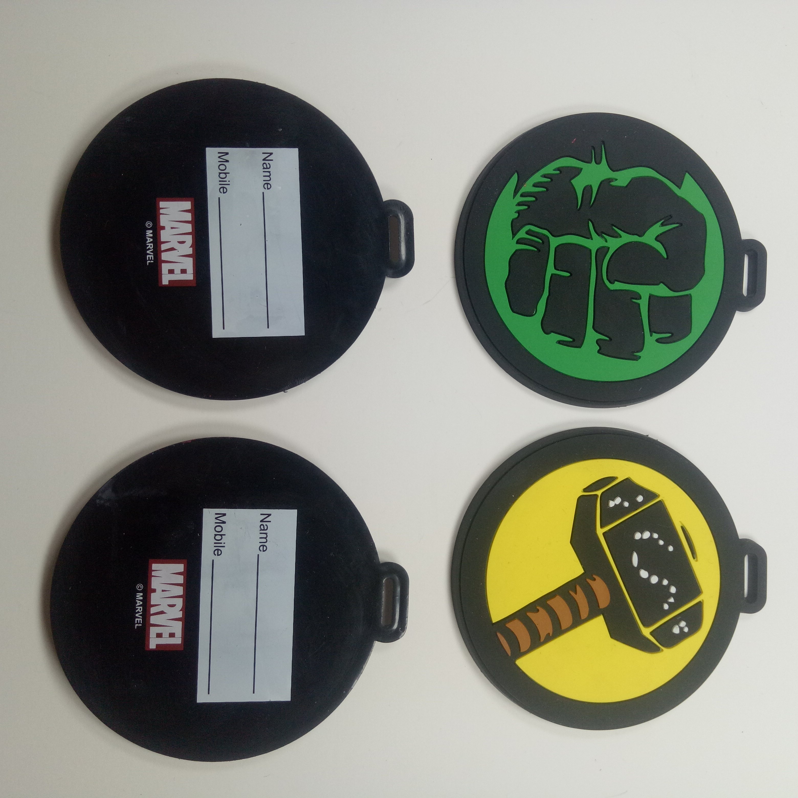 New product factory custom rubber soft pvc luggage tag