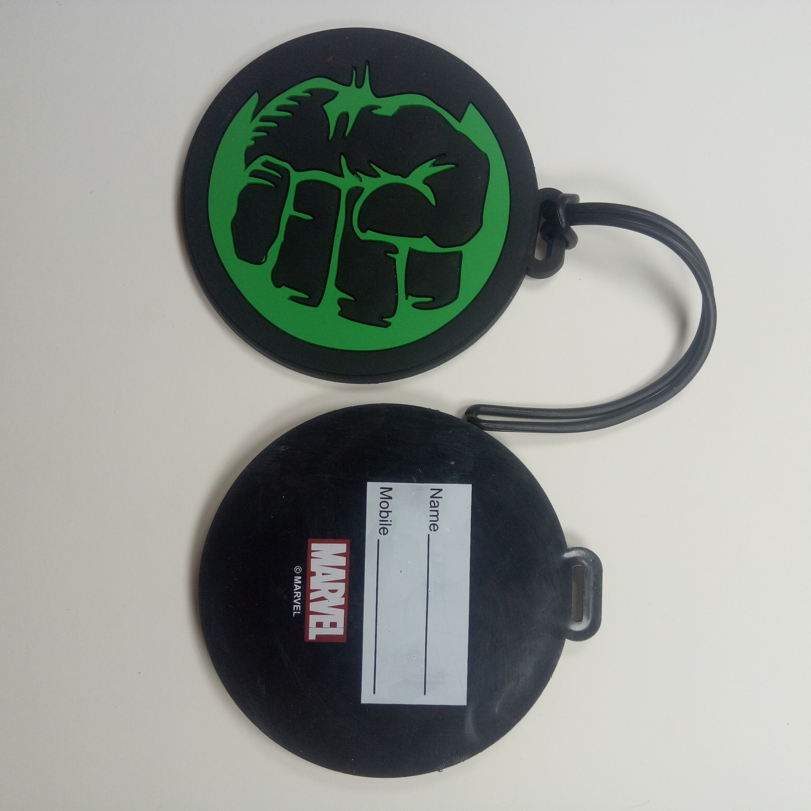 New product factory custom rubber soft pvc luggage tag