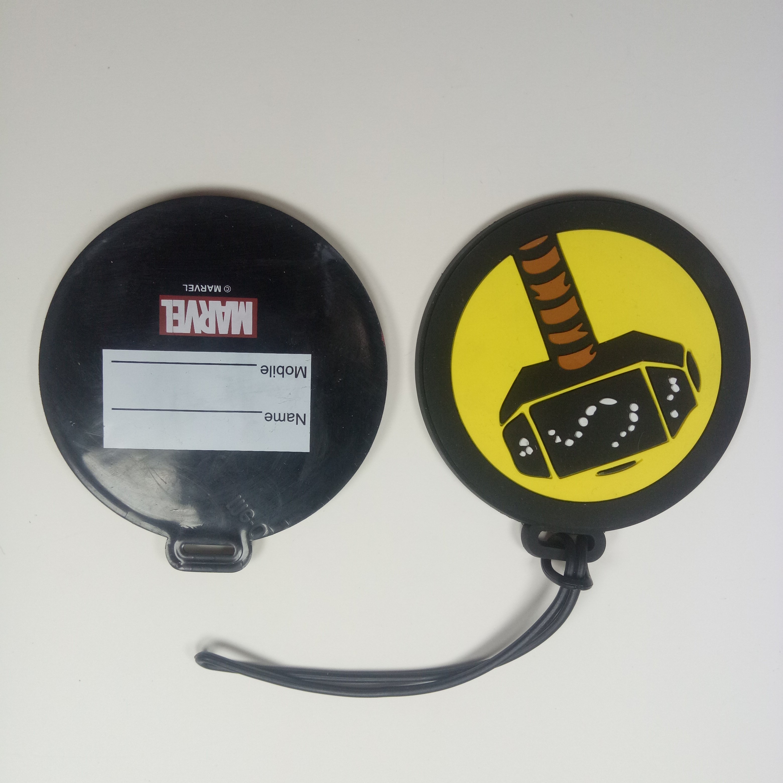 New product factory custom rubber soft pvc luggage tag