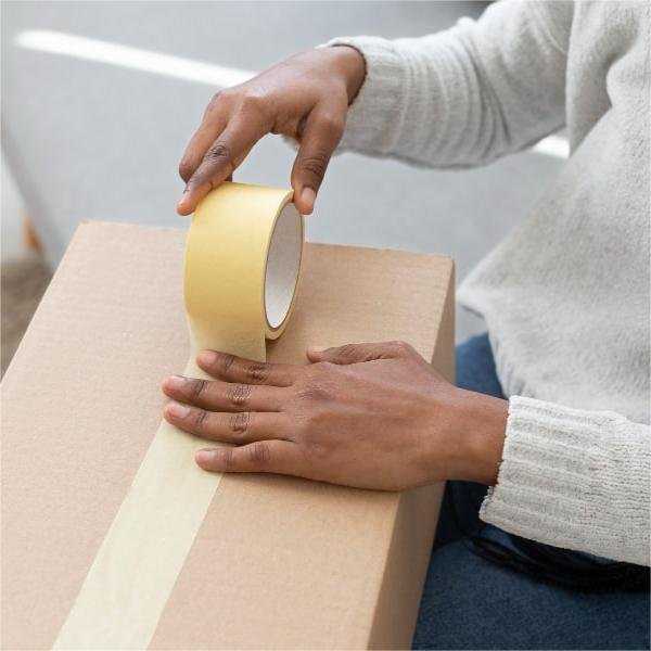 Easy Tear Masking Tape White Automotive Painters Crepe Paper Masking Tape for Painting