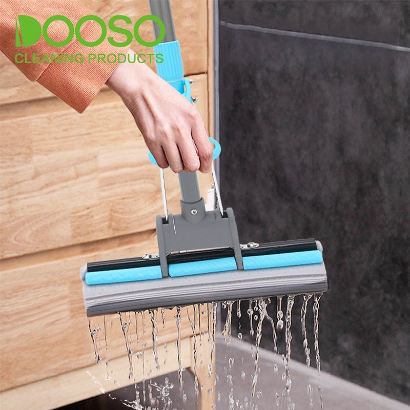 PVA Mop Roller Sponge Mop for Kitchen Household Items Floor Cleaning Magic Mop