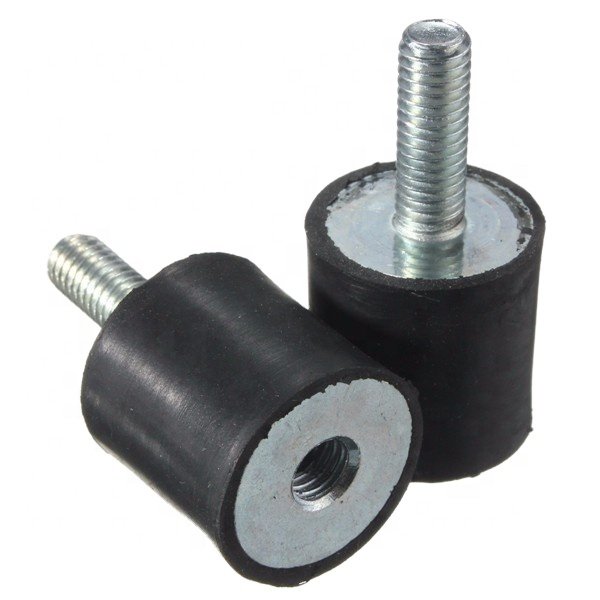 Custom other rubber products NBR NR CR EPDM anti vibration rubber with thread m8 bumper rubber mounts
