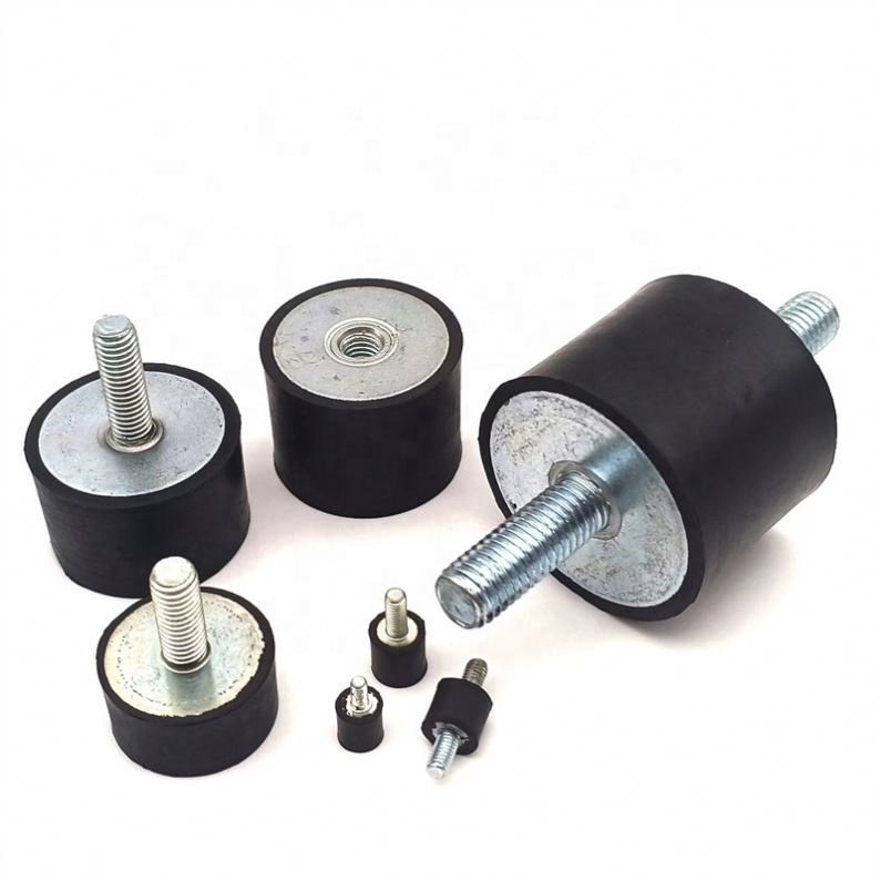 Custom other rubber products NBR NR CR EPDM anti vibration rubber with thread m8 bumper rubber mounts