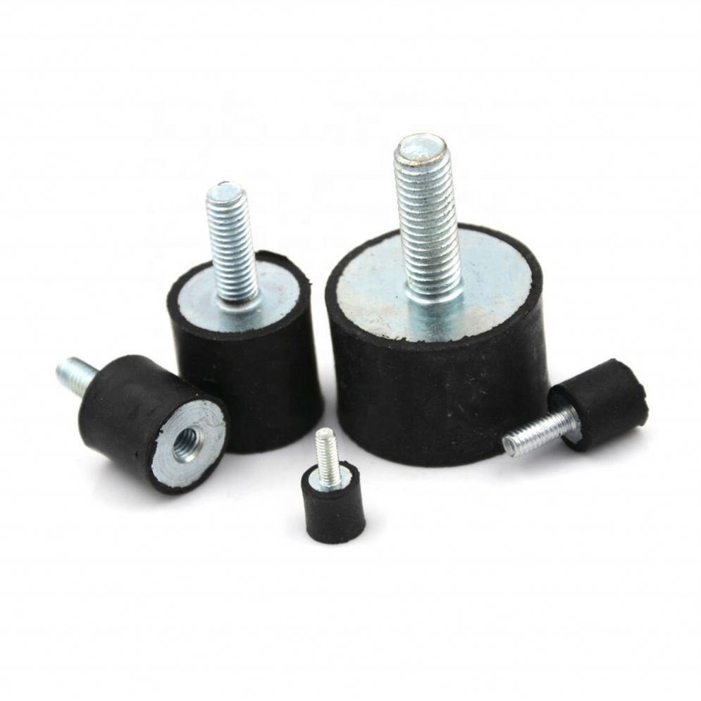 Custom other rubber products NBR NR CR EPDM anti vibration rubber with thread m8 bumper rubber mounts