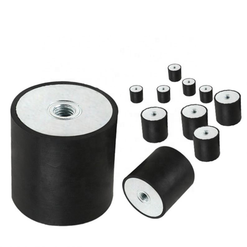 Custom other rubber products NBR NR CR EPDM anti vibration rubber with thread m8 bumper rubber mounts