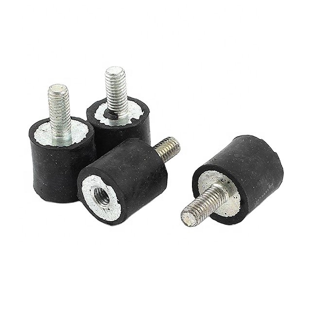 Custom other rubber products NBR NR CR EPDM anti vibration rubber with thread m8 bumper rubber mounts