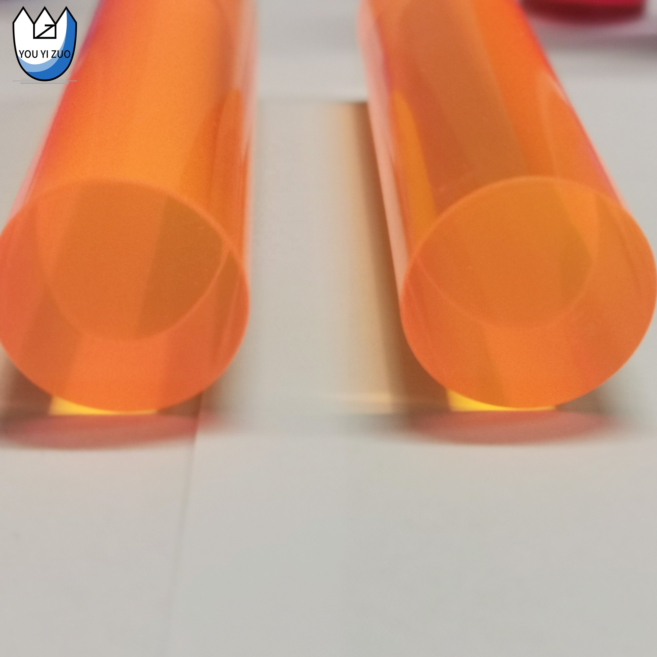 YOUYIZUO Colorful Fluorescent Acrylic Rods Table leg Tubes Pmma Bar Cast Acrylic Rod For curtain Home Decor Plastic LED Pegs