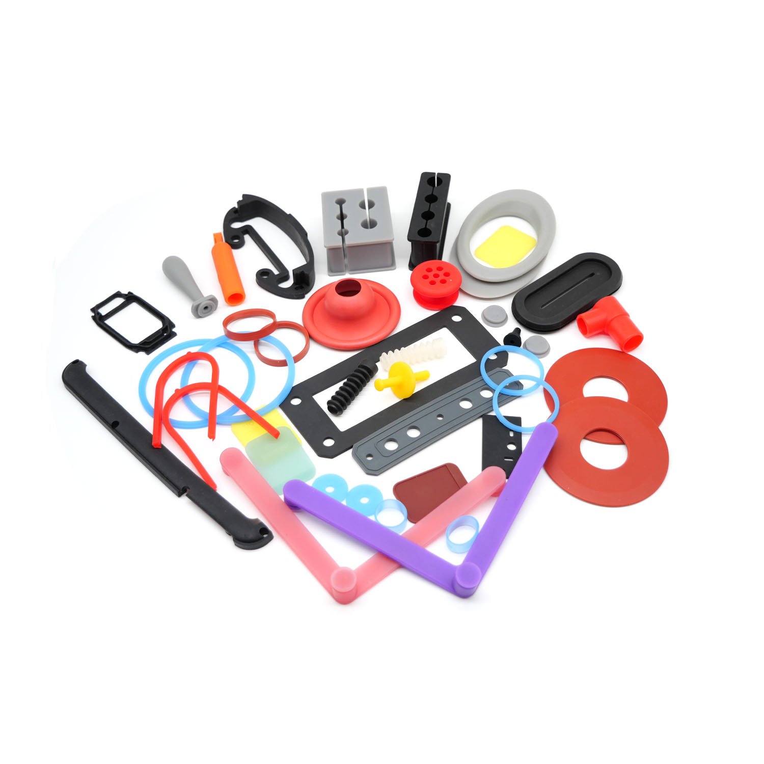 custom FKM EPDM NBR molded rubber parts grommet gasket manufacturer other silicone rubber products