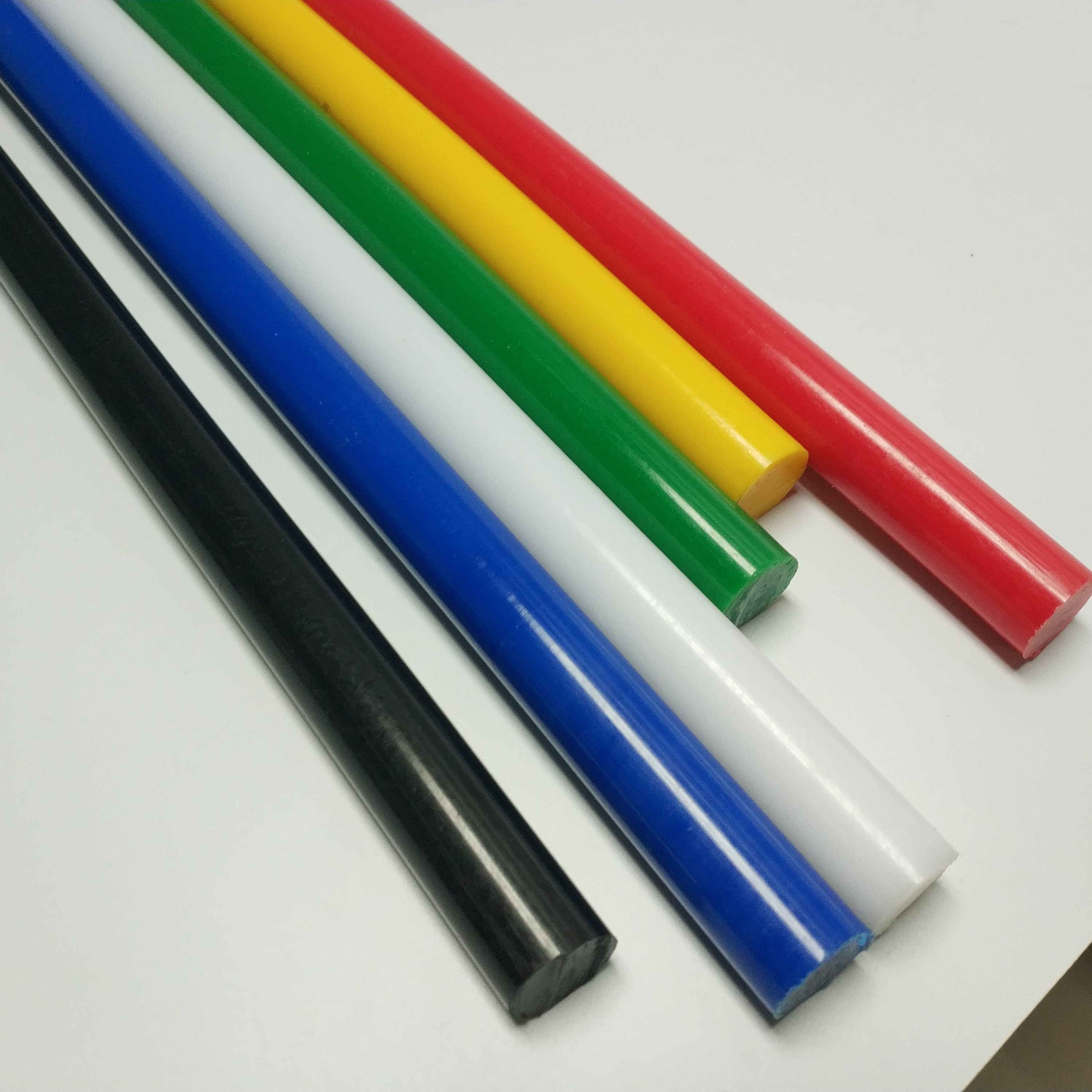 3-250 Diameter High Strength Black And White And Color Engineering Plastic Acetal Delrin POM Rod